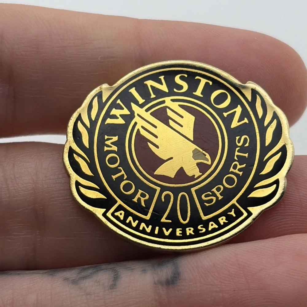 Winston Motor Sports 20th Anniversary Lapel Hat Pin